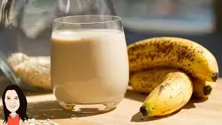 Banana Oatmeal Smoothie - Easy Vegan Breakfast Recipe!