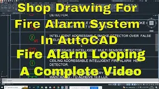 Shop Drawing For Fire Alarm System In AutoCAD
