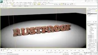 Animating Text in 3ds Max - Part 1 - Using Particles