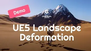 Demo - Landscape Deformation (Foot Trails) on UE5 with OpenLand