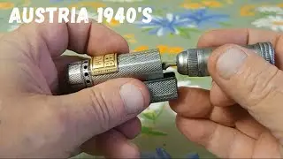 Very old vintage IMCO-TRIPLEX 6600 JUNIOR petrol pocket lighter Старая бензиновая зажигалка