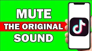 MUTE The Original SOUND On Tiktok | Mute Original Sound In Tiktok - Easily