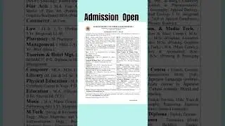 Kurukshetra University Admission Open || #yoga #kurukshetra #kurukshetrauniversity #haryana