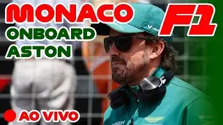 F1 AO VIVO MONACO GP MONTE CARLO ASTON MARTIN ONBOARD CLUBE DE PILOTOS ELITE 1