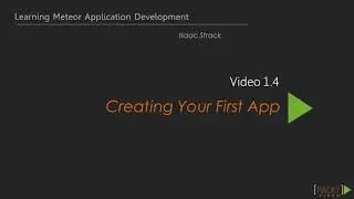Learning Meteor Application Development