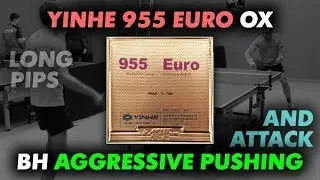 Yinhe 955 EURO OX test - aggressive pushing and attack, long pips