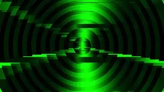 Free Blue / Green Screen Glitch Transition - Rings - Effect Overlay