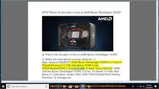[FYI] Where's the best place to buy an AMD Ryzen Threadripper 2920X