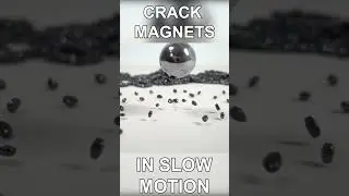 Crack Magnets In Slow Motion