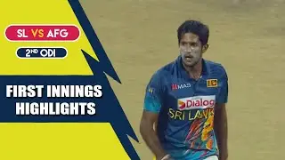 2nd ODI | First Innings Highlights | Afghanistan Tour Of Sri Lanka | 27th November 2022