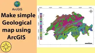 Create a geological map using ArcGIS
