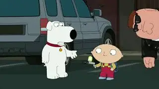 family Guy - Stewie borrowed Rick's Portal Gun.