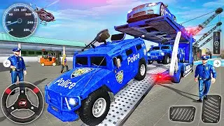 US Police Car Park & Transport - Truck Transporter Cargo Truck Driver - Android GamaPlay