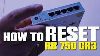 How to reset mikrotik rb750 gr3 | Reset RB 750 GR3 |  Factory Reset RB 750gr3