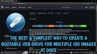 HOW TO USE VENTOY TO MAKE A BOOTABLE USB DRIVE FOR MULTIPLE ISO IMAGES AND STILL USE IT FOR STORAGE!