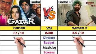 Gadar vs Gadar 2 Box Office Collection | Gadar 2 Day 8 Collection |