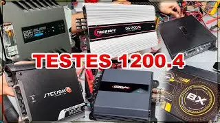 Conclusão sobre os testes 2023 dos Amplificadores 1200 RMS 4 Canais!