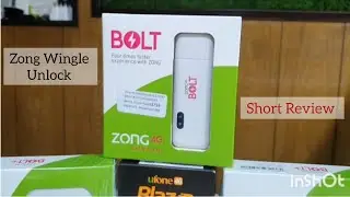 Zong 4G Wingle Unlock Short Review | Model W03