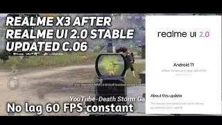 Realme X3 after realme UI 2.0 stable updated / BGMI Lab Fix 60 FPS/Best phon for competitive