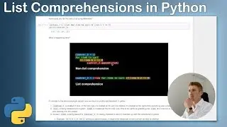 Visual Introduction to Python List Comprehensions - Get the same done with less code