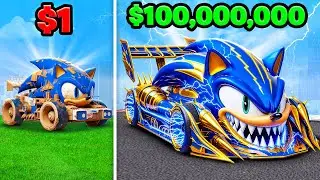 $1 To $100,000,000 SONIC CAR In GTA 5!