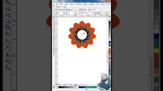 How to easy make flower design in coreldraw design in coreldraw,design in coreldraw x3,