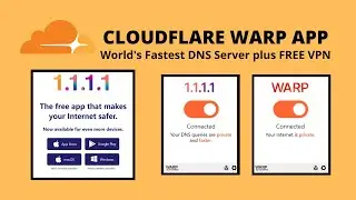 How to Use Cloudflare WARP App on Windows 10 - Cloudflare 1.1.1.1 DNS plus FREE WARP VPN