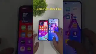 Iphone 13 vs Oppo Reno 8 pro /speed test #shorts