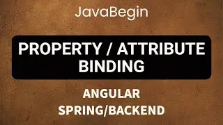 Основы Angular + Java/Spring: property и attributer binding (2022)