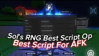 *OP* Sol's RNG Script🔥| Best Macro, Auto Take Items, Auto Use Potion And More! | Mobile/PC