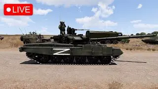 Massive Russian Military Vehicles Losses in Ukraine Ambush - Arma 3
