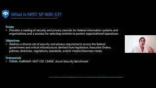 NIST SP 800-53 Solution