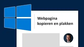 Webpagina kopieren en plakken