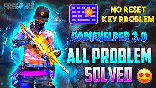 Game Helper 3.0 Right side sensitivity problem fix || New easy method || No Auto Reset Problem ✅