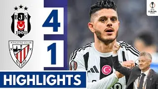 ⚫Beşiktaş vs Athletic Club Bilbao (4-1) Extended HIGHLIGHTS | ÖZET || Europa League 24/25!