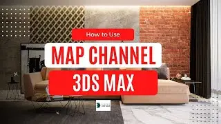 How to use map channel : 3ds max | Hindi