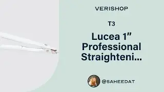 T3 Lucea 1” Professional Straightening & Styling Flat Iron Review