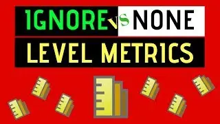 Ignore vs None Level Metrics in MicroStrategy