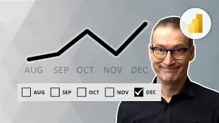 Show last 6 months based on user single slicer selection