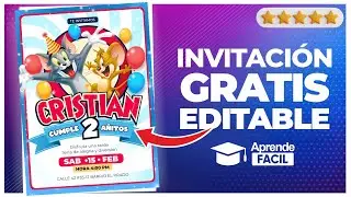 Invitacion de Tom y Jerry ✅🥳