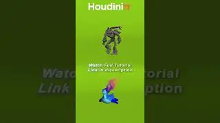 Disintegration Fx in Houdini #shorts #houdini #fx #disintegration #tutorial