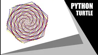 Python Turtle - Draw Hexagon Multi Color Pattern in Python Turtle Graphics  By 