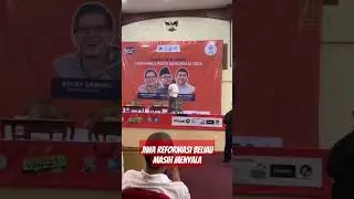 Jiwa revolusi bung Rocky Gerung masih menyala