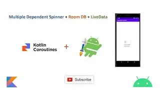 dependent spinner with room database |  kotlin  hindi