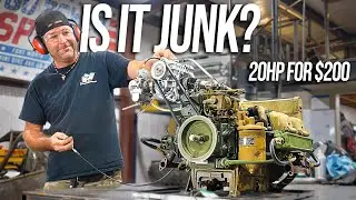 We Gambled on a $200 4 Cylinder Generator Engine from the Military Surplus Store + SUPERCHARGED IT!