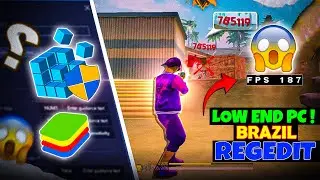 Brazilian SECRET REGEDIT Revealed to Get 150+ FPS : Bluestacks 5 l Msi 5. 🤫🔥