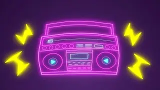 How to Animate Tutorial: Animate Neon Radio Boombox Spectrum After Effects ❤ After Effects Tutorial