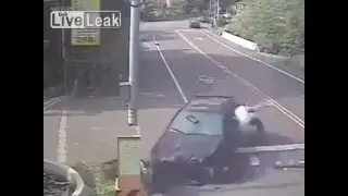 Insane Road Accident While Drunk Driving