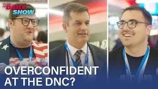 Michael Kosta Talks To Extremely Confident Dems on the DNC Floor | The Daily Show