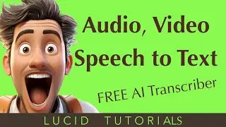 How to Convert Audio, Video, and Speech to Text Using FREE AI Transcriber